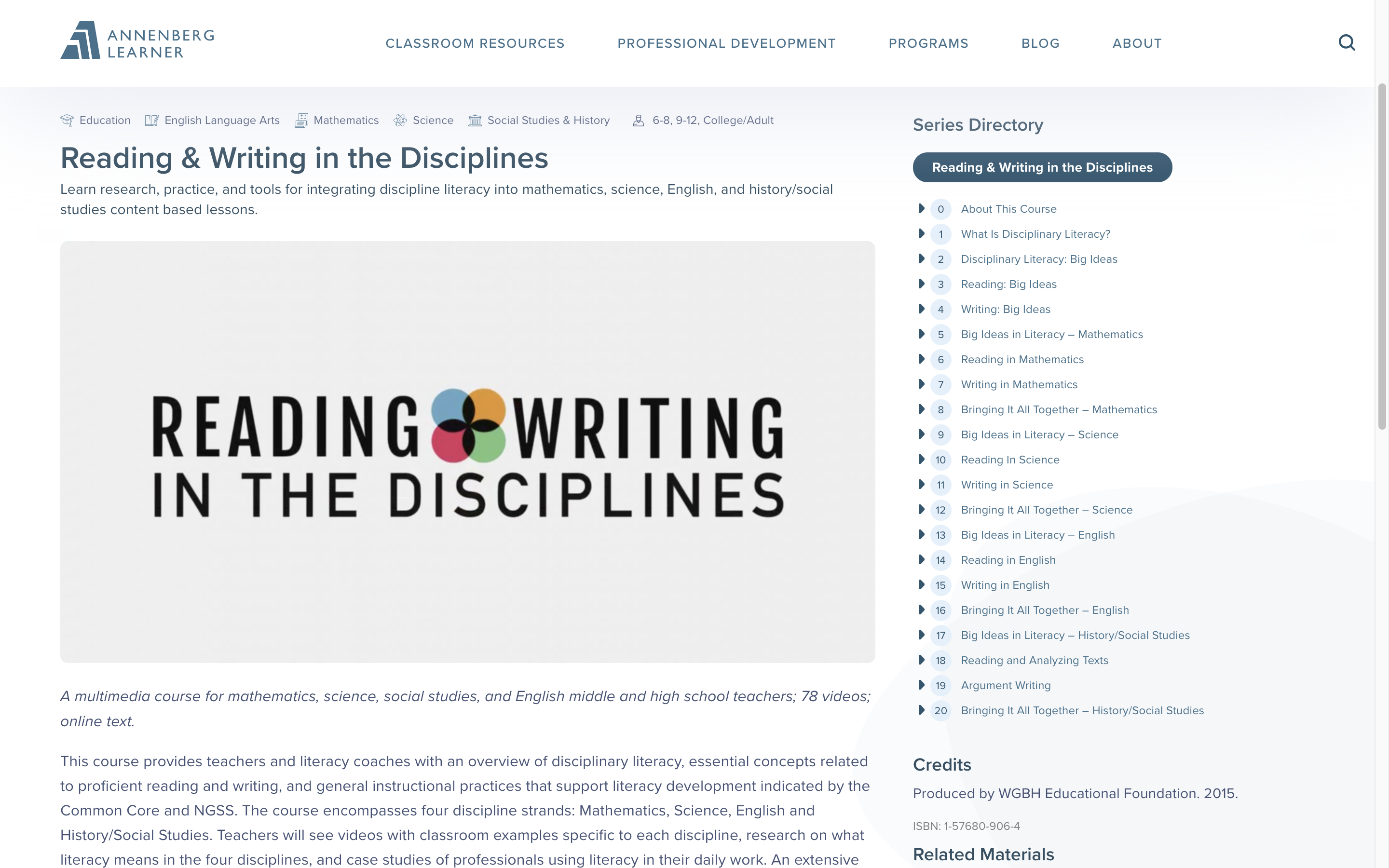 Screenshot of website white & gray background, with four small colored circles in the center.  